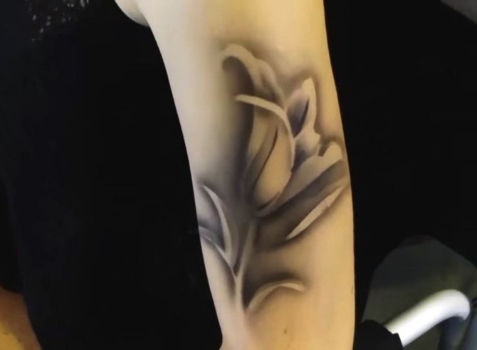 03 Arm Lily Tattoo