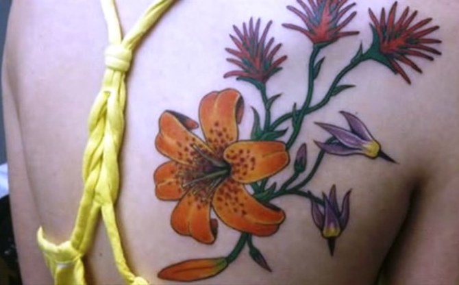 13 Lily Flower Tattoo Images