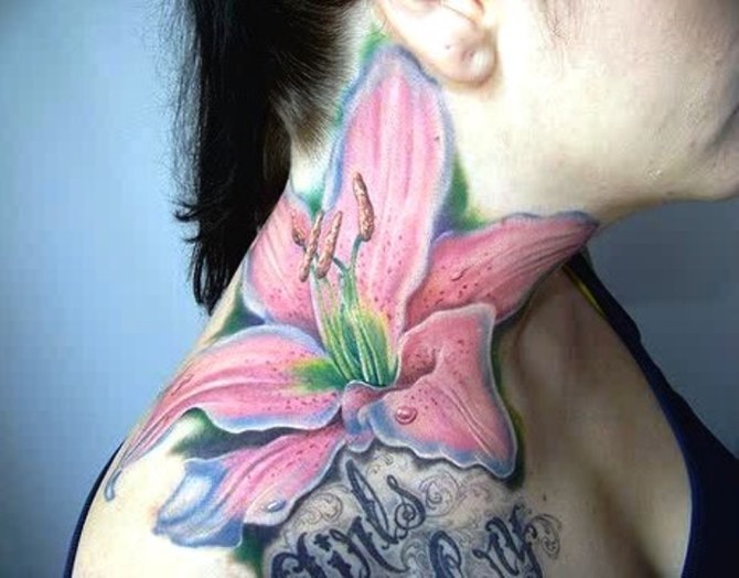 14 Lily Name Tattoo Designs
